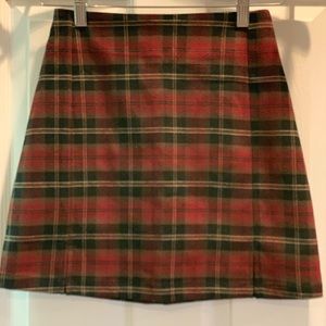 John Galt for Brandy Melville plaid mini skirt
